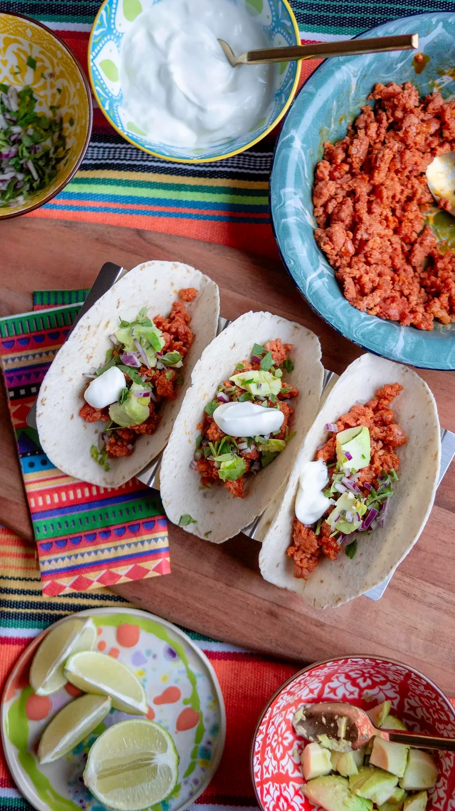 TACOS CON CHORIZO