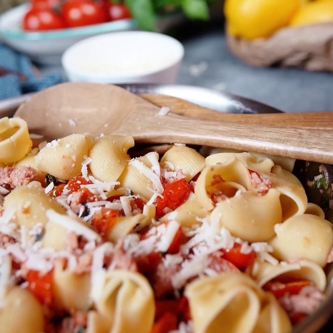 PASTA CON SALSICCIA